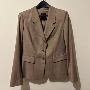 The Limited Dress Blazer Jacket Women’s 6 Light Brown Professional Career Office